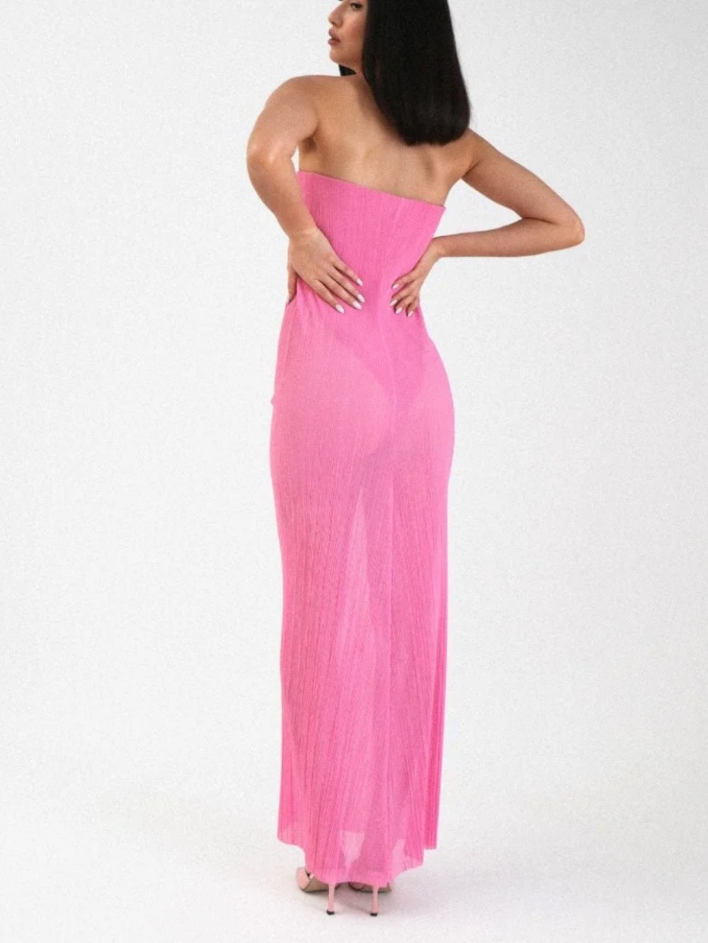 Natalie Rolt Charli Maxi Dress Pink